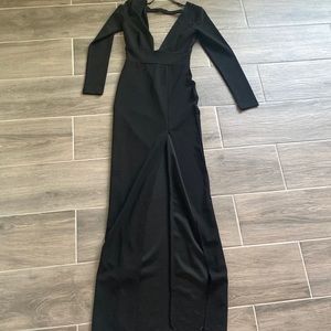Black long dress